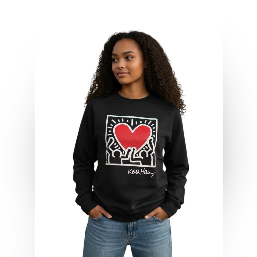 Keith Haring street ware grunge punk sweatshirt